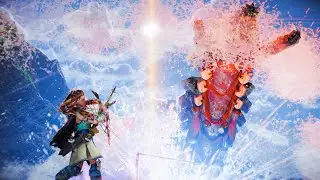 Defeating a Tideripper with ONLY a Ropecaster | Ultra Hard Horizon Forbidden West
