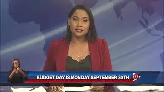 Budget Day Is Monday September 30th