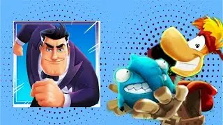 ► Agent Dash vs Rayman Adventures - Super Hero Epic Battle gameplay compilation By Games hole