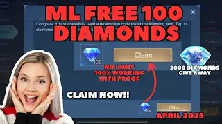 How To Get Your 100 Free diamonds in Mobile Legends 2023 2000 Diamonds Give Away