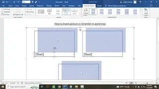 How to insert picture in SmartArt in word mac