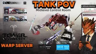 MID LEVEL CONTROL ROOM CHALLENGE DIFFICULTY RAID CLEAR 💪 TANK POV |TOF WARP SERVER ON MOBILE DEVICE 