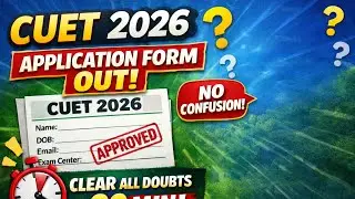 Application form out || CUET 2026 #cuet2026