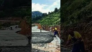 Building cement roads in rural areas#Rural life#Record real life#My rural life#Cement