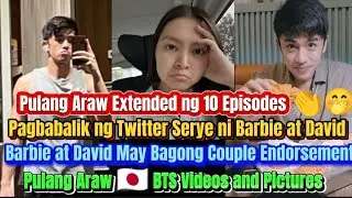 Pagbabalik ng Kilig Twitter 🐦 Serye ni Barbie Forteza at David Licauco ❓ 🤭 Pulang Araw BTS Videos