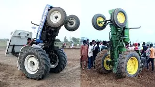 New Holland vs John Deere | Amazing Driving Skills