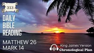 📖 Daily Bible Reading -- 313 -- Matthew 26; Mark 14 -- KJV Chronological 1 yr plan