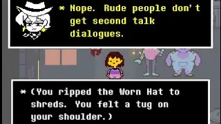 Throwing Locket and Hat Extra Dialogue + Genocide! Undertale Red & Yellow