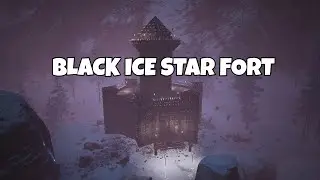 Building a Snowy Black Ice Fortress in Conan Exiles
