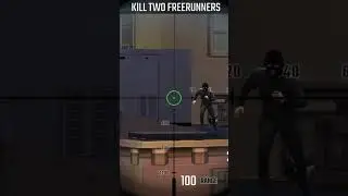 HIGH-RISE HIGH JINX | Kill two free runners #fire #kill #sniper #games