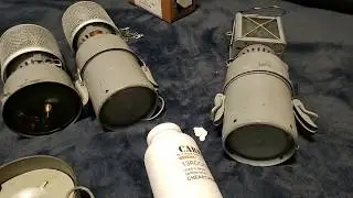 Swedish Army Surplus Carbide Lamps, lanterns.  Punker 80, same as Primus 1031. Vintage.