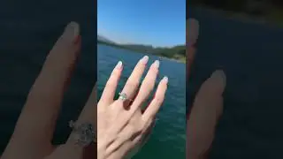 2.0ct のオーバルカットラボグロウンダイヤモンドエンゲージリング　#shorts  #ラボグロウンダイヤモンド #diamond #婚約指輪