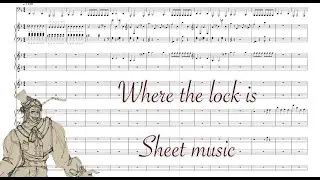 where the lock is (sheet music musescore 4)