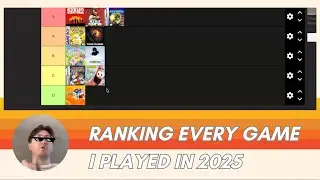 Ranking Every Game I Played in 2025