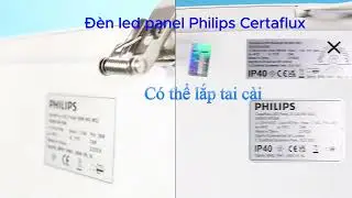 đ&egrave;n led panel Philips Certaflux