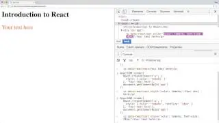 How React works (without JSX)