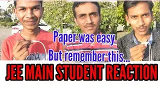 JEE Main 2019(10th April Shift 2) paper 1 student reactions|Student Review| HOW WAS THE PAPER?| PSD1