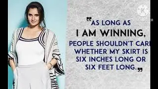 Saniya Mirza Motivation Quotes#motivationalquote #saniyamirza #inspiration #success #tennis