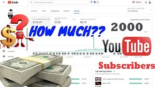 How much money I make with 2000 Subscribers