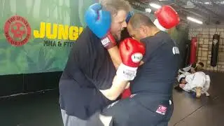 Muay Thai sparring at the Jungle MMA Orlando
