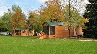 Plymouth Rock Camping Resort Deluxe Cabin 15 | Cabins in Elkhart Lake