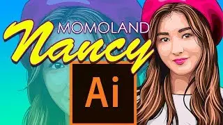 Nancy (낸시) MOMOLAND (모모랜드) Vector Fan Artwork | Adobe Illustrator CC