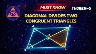  Diagonal of Parallelogram Creates Congruent Triangles||Geometry Zone