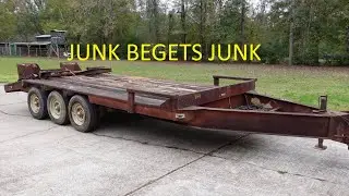 Улучшенная версия прицепа для более эффективной перевозки мусора.