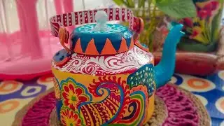 How to paint kettle/kettle painting at home /