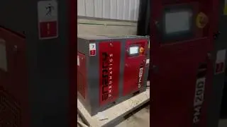 20 HP PM VFD Screw Air Compressor Installation & Working | Power Saving Compressor #aircompressor