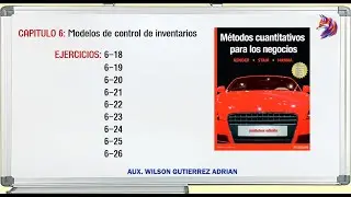 EJERCICIOS 18 al 26 | Modelo EOQ de Inventarios | Metodos cuantitativos para los negocios | Render