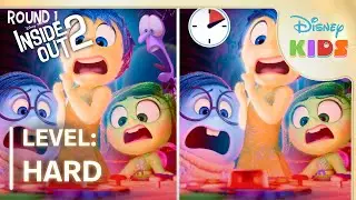 Spot the Difference | Level: HARD | Inside Out 2 | Disney Kids