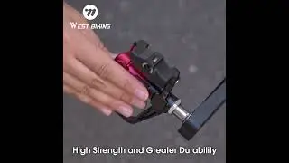 WEST BlKING aluminum alloy titanium axle lock pedal#westbiking #pedal #cycling #cycles