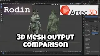Сравнение 3D-сканеров Artec Eva и Rodin 3D Generative AI &mdash; пример создания статуи Наполеона.