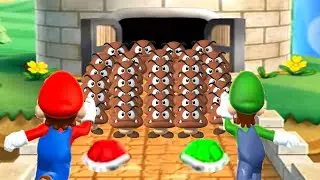 Mario Party 9 MiniGames - Luigi Vs Mario Vs Wario Vs Waluigi (Master Cpu)