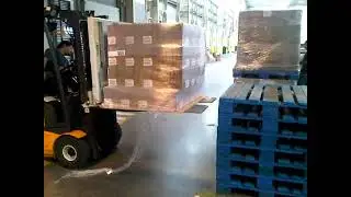 Cajas de consumo masivo remontadas con sistema SLIP-SHEET + PUSH-PULL