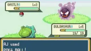 Pok&eacute;mon Fire Red Gastly Solo Run Part 1: Gastly, I choose you!