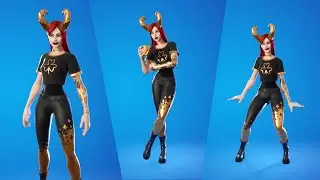 TOUGH LUCK HAZE Skin Showcasing Popular Emotes & Dances - Fortnite Battle Royale - AURIC HAZE SKIN