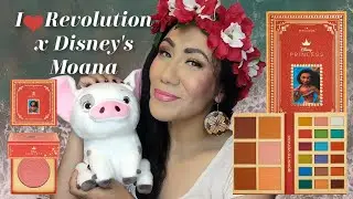 NEW DISNEY PRINCESS COLLECTION| I Heart Revolution x Disney's Moana | So Freakin' PRETTY!!
