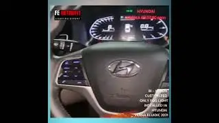 2020 HYUNDAI VERNA SX PETROL MODIFICATION || Fully ambient light | Verna Fluidic Lighting Solution