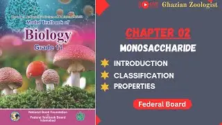 Monosaccharide|| Introduction|| Classification and Properties|| class 11 federal Board|