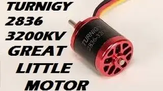 Turnigy 2836, 3200 кВ, испытание двигателя EDF на тягу двигателя, тест недели
