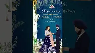 Punjabi Wedding Invitation | Sikh Wedding Invitation #desiwedding #sikhwedding #punjabiwedding 2027