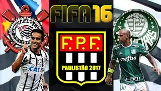 Corinthians VS. Palmeiras (22/02/2017) Campeonato Paulista - FIFA 16