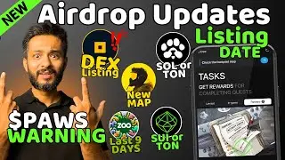 PAWS Airdrop Listing Date Leaked | TON x Telegram | Not Pixel Airdrop Claim | $PX Listing on DEX