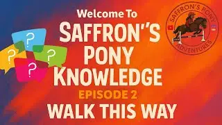 Saffron&rsquo;s Pony Knowledge Episode 2 | Walk This Way 🐴 | Learning Horse Paces & Control