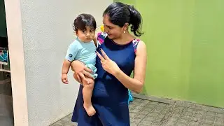 Niharsh’s first swimming class; ಏನ್ ಅಯ್ತು ನೀವೇ ನೋಡಿ 🫣