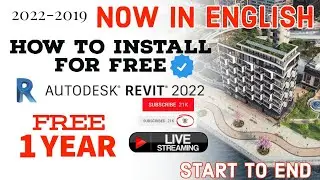Installation Process of Revit 2023-2022-2021-2020 | ENGLISH VERSION | START TO END 100% LEGAL FREE🚀