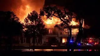 Iconic Friendswood mansion destroyed by fire during intense storms