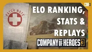 Company of Heroes 3 - Elo Ranking, Stats & Replays [Announcement]